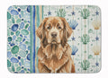 Brown Newfoundland Coastal Sea Glass Memory Foam Kitchen Mat Machine Washable Anti-Fatigue Cushion Comfort Bath or Kitchen Rug