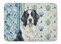 Landseer Newfoundland Coastal Sea Glass Memory Foam Kitchen Mat Machine Washable Anti-Fatigue Cushion Comfort Bath or Kitchen Rug