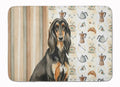 Black & Tan Afghan Hound Coffee Bar Memory Foam Kitchen Mat Machine Washable Anti-Fatigue Cushion Comfort Bath or Kitchen Rug