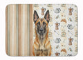 Belgian Malinois Coffee Bar Memory Foam Kitchen Mat Machine Washable Anti-Fatigue Cushion Comfort Bath or Kitchen Rug