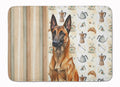 Mahogany Belgian Malinois Coffee Bar Memory Foam Kitchen Mat Machine Washable Anti-Fatigue Cushion Comfort Bath or Kitchen Rug