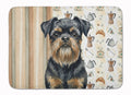 Black and Tan Brussels Griffon Coffee Bar Memory Foam Kitchen Mat Machine Washable Anti-Fatigue Cushion Comfort Bath or Kitchen Rug