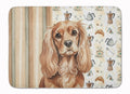 Ruby Cavalier Spaniel Coffee Bar Memory Foam Kitchen Mat Machine Washable Anti-Fatigue Cushion Comfort Bath or Kitchen Rug