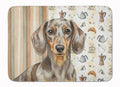 Dapple Dachshund Coffee Bar Memory Foam Kitchen Mat Machine Washable Anti-Fatigue Cushion Comfort Bath or Kitchen Rug
