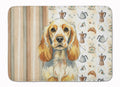 Lemon Roan English Cocker Spaniel Coffee Bar Memory Foam Kitchen Mat Machine Washable Anti-Fatigue Cushion Comfort Bath or Kitchen Rug