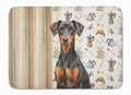 German Pinscher Coffee Bar Memory Foam Kitchen Mat Machine Washable Anti-Fatigue Cushion Comfort Bath or Kitchen Rug
