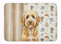 Goldendoodle Coffee Bar Memory Foam Kitchen Mat Machine Washable Anti-Fatigue Cushion Comfort Bath or Kitchen Rug