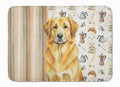 Lion Yellow Leonberger Coffee Bar Memory Foam Kitchen Mat Machine Washable Anti-Fatigue Cushion Comfort Bath or Kitchen Rug