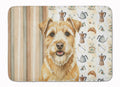 Wheaten Norfolk Terrier Coffee Bar Memory Foam Kitchen Mat Machine Washable Anti-Fatigue Cushion Comfort Bath or Kitchen Rug