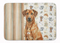 Rhodesian Ridgeback Coffee Bar Memory Foam Kitchen Mat Machine Washable Anti-Fatigue Cushion Comfort Bath or Kitchen Rug