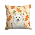 American Eskimo Heirloom Fall Decorative Throw Pillow 18x18 Indoor Outdoor Accent Cushion, Fabric Cover with Insert for Sofa, Bed, Porch & Living Room