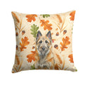Belgian Laekenois Heirloom Fall Decorative Throw Pillow 14x14 Indoor Outdoor Accent Cushion, Fabric Cover with Insert for Sofa, Bed, Porch & Living Room