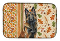 Belgian Tervuren Heirloom Fall Dish Drying Mat Absorbent Dish Drying Mat Pad for Kitchen Counter Dish Drainer Mat for Countertop, 14 x 21", Multicolor