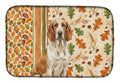 Bracco Italiano Heirloom Fall Dish Drying Mat Absorbent Dish Drying Mat Pad for Kitchen Counter Dish Drainer Mat for Countertop, 14 x 21", Multicolor