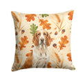 Bracco Italiano Heirloom Fall Decorative Throw Pillow 18x18 Indoor Outdoor Accent Cushion, Fabric Cover with Insert for Sofa, Bed, Porch & Living Room
