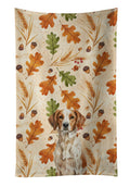 Roan Brittany Heirloom Fall Kitchen Towel Velour Plush Front and Cotton Loop Back Machine Washable