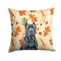 Cane Corso Heirloom Fall Decorative Throw Pillow 14x14 Indoor Outdoor Accent Cushion, Fabric Cover with Insert for Sofa, Bed, Porch & Living Room