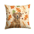 Chesapeake Bay Retriever Heirloom Fall Decorative Throw Pillow 14x14 Indoor Outdoor Accent Cushion, Fabric Cover with Insert for Sofa, Bed, Porch & Living Room