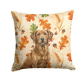 Chesapeake Bay Retriever Heirloom Fall Decorative Throw Pillow 18x18 Indoor Outdoor Accent Cushion, Fabric Cover with Insert for Sofa, Bed, Porch & Living Room