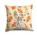 Liver Dalmatian Heirloom Fall Decorative Throw Pillow 18x18 Indoor Outdoor Accent Cushion, Fabric Cover with Insert for Sofa, Bed, Porch & Living Room