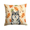 Finnish Lapphund Heirloom Fall Decorative Throw Pillow 18x18 Indoor Outdoor Accent Cushion, Fabric Cover with Insert for Sofa, Bed, Porch & Living Room