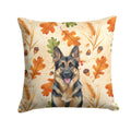 German Shepherd Heirloom Fall Decorative Throw Pillow 14x14 Indoor Outdoor Accent Cushion, Fabric Cover with Insert for Sofa, Bed, Porch & Living Room
