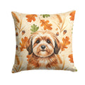 Sable Havanese Heirloom Fall Decorative Throw Pillow 18x18 Indoor Outdoor Accent Cushion, Fabric Cover with Insert for Sofa, Bed, Porch & Living Room