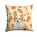 Tan Icelandic Sheepdog Heirloom Fall Decorative Throw Pillow 18x18 Indoor Outdoor Accent Cushion, Fabric Cover with Insert for Sofa, Bed, Porch & Living Room