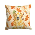 Lion Yellow Leonberger Heirloom Fall Decorative Throw Pillow 18x18 Indoor Outdoor Accent Cushion, Fabric Cover with Insert for Sofa, Bed, Porch & Living Room