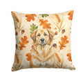 Sandy Leonberger Heirloom Fall Decorative Throw Pillow 14x14 Indoor Outdoor Accent Cushion, Fabric Cover with Insert for Sofa, Bed, Porch & Living Room