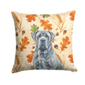 Blue Neapolitan Mastiff Heirloom Fall Decorative Throw Pillow 14x14 Indoor Outdoor Accent Cushion, Fabric Cover with Insert for Sofa, Bed, Porch & Living Room