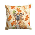 Neapolitan Mastiff Heirloom Fall Decorative Throw Pillow 18x18 Indoor Outdoor Accent Cushion, Fabric Cover with Insert for Sofa, Bed, Porch & Living Room