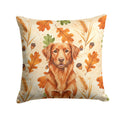 Copper Nova Scotia Duck Tolling Retriever Heirloom Fall Decorative Throw Pillow 14x14 Indoor Outdoor Accent Cushion, Fabric Cover with Insert for Sofa, Bed, Porch & Living Room
