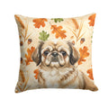 Sable Pekingese Heirloom Fall Decorative Throw Pillow 14x14 Indoor Outdoor Accent Cushion, Fabric Cover with Insert for Sofa, Bed, Porch & Living Room