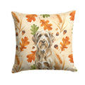 Spinone Italiano Heirloom Fall Decorative Throw Pillow 14x14 Indoor Outdoor Accent Cushion, Fabric Cover with Insert for Sofa, Bed, Porch & Living Room