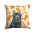 Black Tibetan Mastiff Heirloom Fall Decorative Throw Pillow 14x14 Indoor Outdoor Accent Cushion, Fabric Cover with Insert for Sofa, Bed, Porch & Living Room