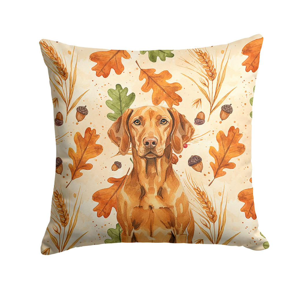Vizsla Heirloom Fall Decorative Throw Pillow 18x18 Indoor Outdoor Accent Cushion, Fabric Cover with Insert for Sofa, Bed, Porch & Living Room