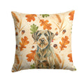 Chestnut Wirehaired Pointing Griffon Heirloom Fall Decorative Throw Pillow 18x18 Indoor Outdoor Accent Cushion, Fabric Cover with Insert for Sofa, Bed, Porch & Living Room
