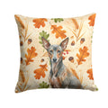 Xoloitzcuintli Heirloom Fall Decorative Throw Pillow 14x14 Indoor Outdoor Accent Cushion, Fabric Cover with Insert for Sofa, Bed, Porch & Living Room