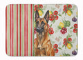 Mahogany Belgian Malinois Vegetables Memory Foam Kitchen Mat Machine Washable Anti-Fatigue Cushion Comfort Bath or Kitchen Rug