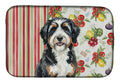 Berndoodle Vegetables Dish Drying Mat Absorbent Dish Drying Mat Pad for Kitchen Counter Dish Drainer Mat for Countertop, 14 x 21", Multicolor