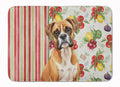 Boxer Vegetables Memory Foam Kitchen Mat Machine Washable Anti-Fatigue Cushion Comfort Bath or Kitchen Rug
