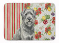 Gray Briard Vegetables Memory Foam Kitchen Mat Machine Washable Anti-Fatigue Cushion Comfort Bath or Kitchen Rug