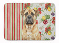 Bullmastiff Vegetables Memory Foam Kitchen Mat Machine Washable Anti-Fatigue Cushion Comfort Bath or Kitchen Rug