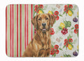 Chesapeake Bay Retriever Vegetables Memory Foam Kitchen Mat Machine Washable Anti-Fatigue Cushion Comfort Bath or Kitchen Rug