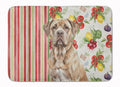 Isabella Dogue de Bordeaux Vegetables Memory Foam Kitchen Mat Machine Washable Anti-Fatigue Cushion Comfort Bath or Kitchen Rug