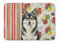 Finnish Lapphund Vegetables Memory Foam Kitchen Mat Machine Washable Anti-Fatigue Cushion Comfort Bath or Kitchen Rug
