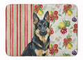 Black and Tan German Shepherd Vegetables Memory Foam Kitchen Mat Machine Washable Anti-Fatigue Cushion Comfort Bath or Kitchen Rug