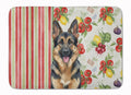 German Shepherd Vegetables Memory Foam Kitchen Mat Machine Washable Anti-Fatigue Cushion Comfort Bath or Kitchen Rug