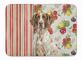 German Shorthaired Pointer Vegetables Memory Foam Kitchen Mat Machine Washable Anti-Fatigue Cushion Comfort Bath or Kitchen Rug